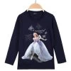 Disney Cinderella Maglietta Bambina A Manica Lunga Con Stampa