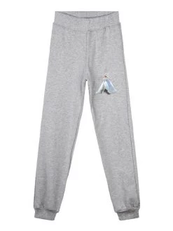 Disney Cinderella Pantaloni Sportivi Bambina Con Polsino - Grigio