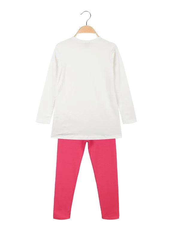 Disney Princess Completo Da Bambina 2 Pezzi - Bianco - immagine 2