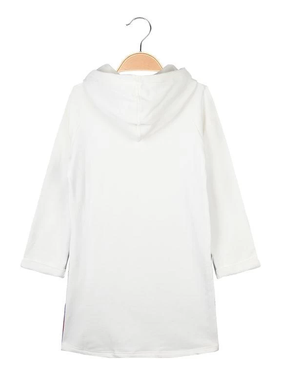 Disney Frozen Elsa E Anna Vestito Felpa Lunga Da Bimba In Cotone Felpato - Panna - immagine 2