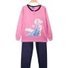 Disney Frozen Elsa Pigiama Lungo Bambina In Cotone - Rosa