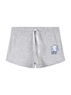 Disney Frozen Elsa Shorts Bambina In Cotone - Grigio