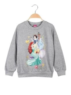 Disney Princess Felpa Girocollo Da Bambina In Cotone