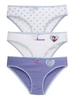Disney Frozen II Slip Da Bambina Confezione 3 Pezzi