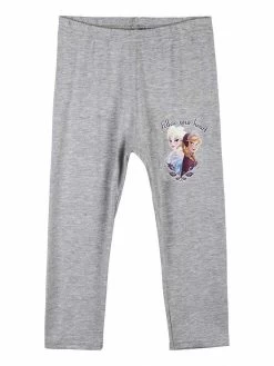 Disney Frozen Leggings Bambina A Pinocchietto - Grigio