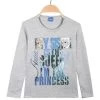 Disney Frozen Maglietta Bimba Anna E Elsa In Caldo Cotone - Grigio