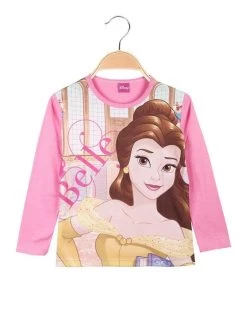 Disney Princess Maglietta Da Bambina A Manica Lunga - Rosa