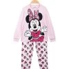 Disney Minnie Pigiama Da Bambina In Caldo Cotone - Rosa