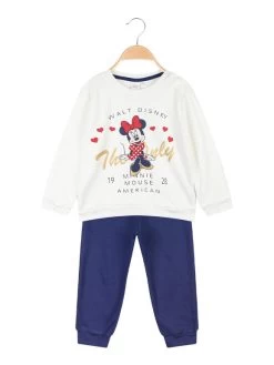 Disney Baby Minnie Pigiama Da Neonata In Caldo Cotone - Bianco