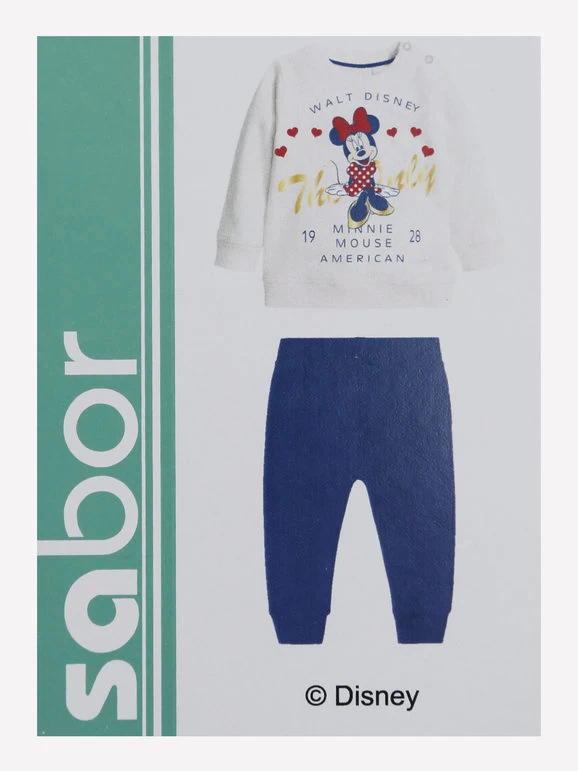 Disney Baby Minnie Pigiama Da Neonata In Caldo Cotone - Bianco - immagine 6