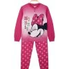 Disney Minnie Pigiama Lungo In Cotone Bimba - Fucsia
