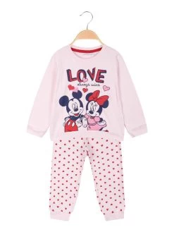 Disney Baby Minnie Pigiama Neonata In Caldo Cotone - Rosa