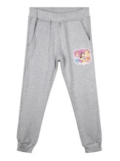 Disney Princess Pantaloni Sportivi Bambina Con Polsino - Grigio