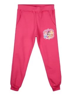 Disney Princess Pantaloni Sportivi Bambina Con Polsino - Fucsia