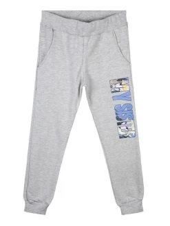 Disney Frozen Pantaloni Sportivi Bambina Con Scritta - Grigio