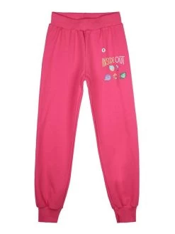 Pantaloni Sportivi Da Bambina Con Polsino - Fucsia