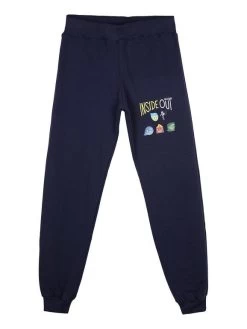 Pantaloni Sportivi Da Bambina Con Polsino - Blu Scuro