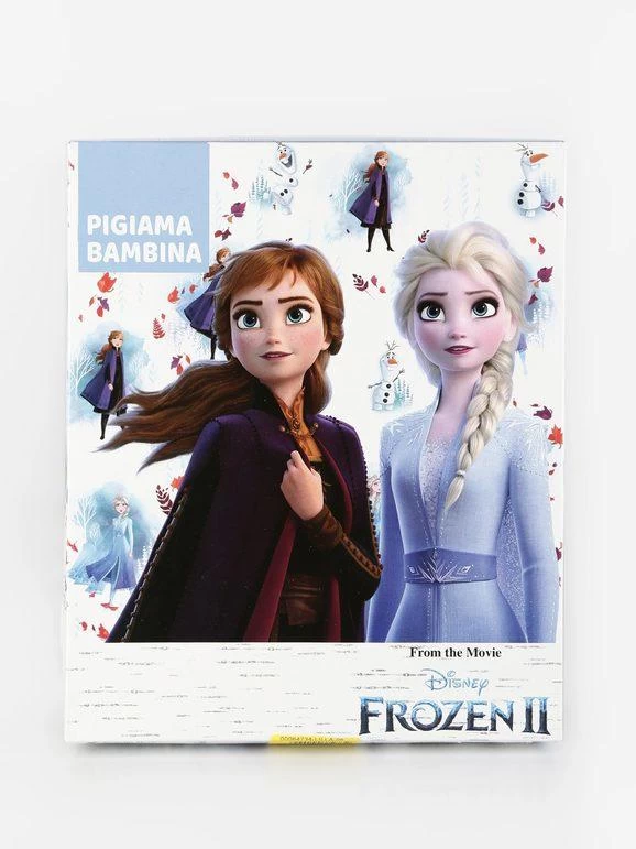Disney Frozen Pigiama Corto Bambina Anna E Elsa - Azzurro - immagine 4