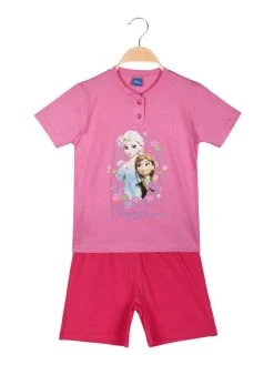 Disney Frozen Pigiama Corto Da Bambina Elsa E Anna