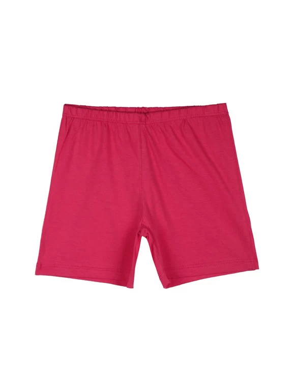 Disney Frozen Pigiama Corto Da Bimba In Cotone - Fucsia - immagine 3