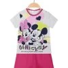 Disney Baby Pigiama Corto Minnie Da Neonata - Fucsia