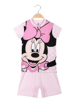 Disney Pigiama Corto Minnie - Rosa
