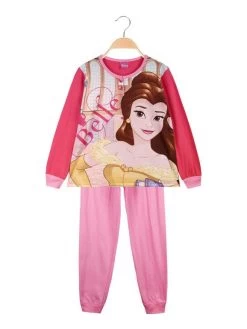 Disney Princess Pigiama Lungo Bambina In Cotone - Fucsia