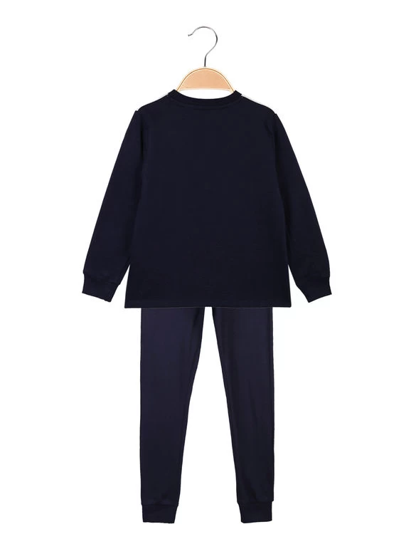 Disney Frozen Pigiama Lungo Da Bambina In Caldo Cotone - Blu Scuro - immagine 2