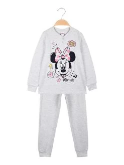 Disney Pigiama Lungo Da Bambina Minnie - Grigio