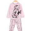 Disney Baby Pigiama Lungo Da Neonata In Caldo Cotone - Rosa