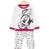 Disney Baby Pigiama Lungo Da Neonata In Caldo Cotone - Panna