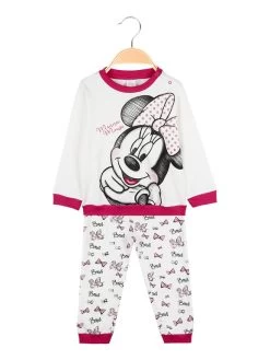 Disney Baby Pigiama Lungo Da Neonata In Caldo Cotone - Panna