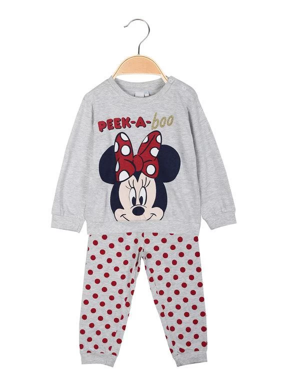 Disney Baby Pigiama Lungo In Cotone Neonata - Grigio