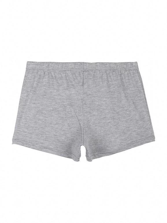 Disney Shorts Bimba In Cotone - Grigio - immagine 2