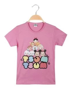 Disney T-shirt Bambina In Cotone Con Stampa