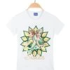 Disney T-shirt Da Bambina Con Stampa - Bianco