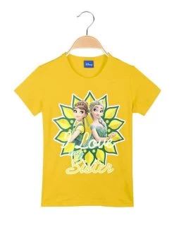 Disney T-shirt Da Bambina Con Stampa - Giallo