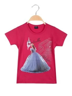 Disney T-shirt Manica Corta Da Bambina Con Stampe