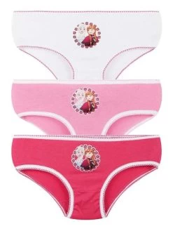 Disney Frozen Tris Slip Bambina In Cotone