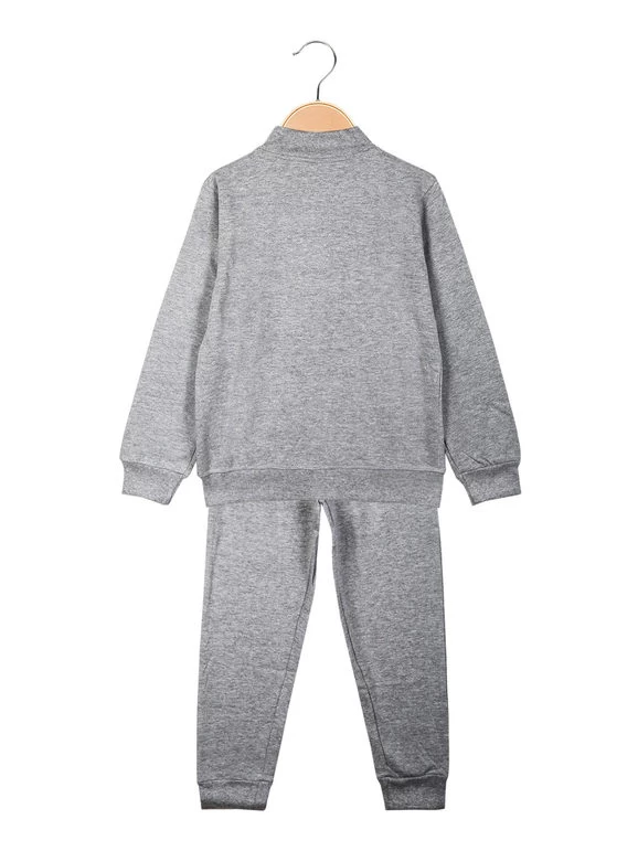 Disney Frozen Tuta Da Bambina 2 Pezzi Con Zip - Grigio Chiaro - immagine 2